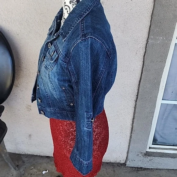 Highway Jeans Denim Jacket(Size small used - Picture 3 of 7